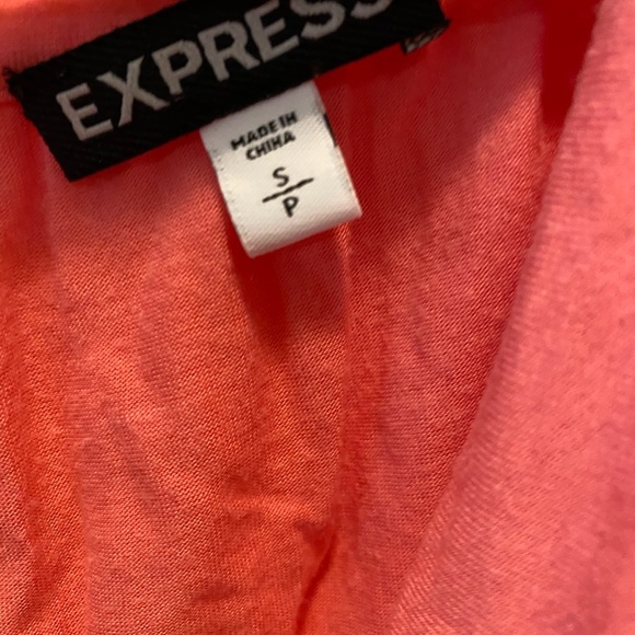 Orange Express top. Size M. Ruched side. - Picture 2 of 4